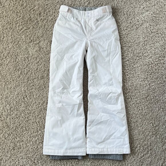 Roxy Girl Snow Ski Snowboard Pants White Size 10 Medium - Picture 1 of 9